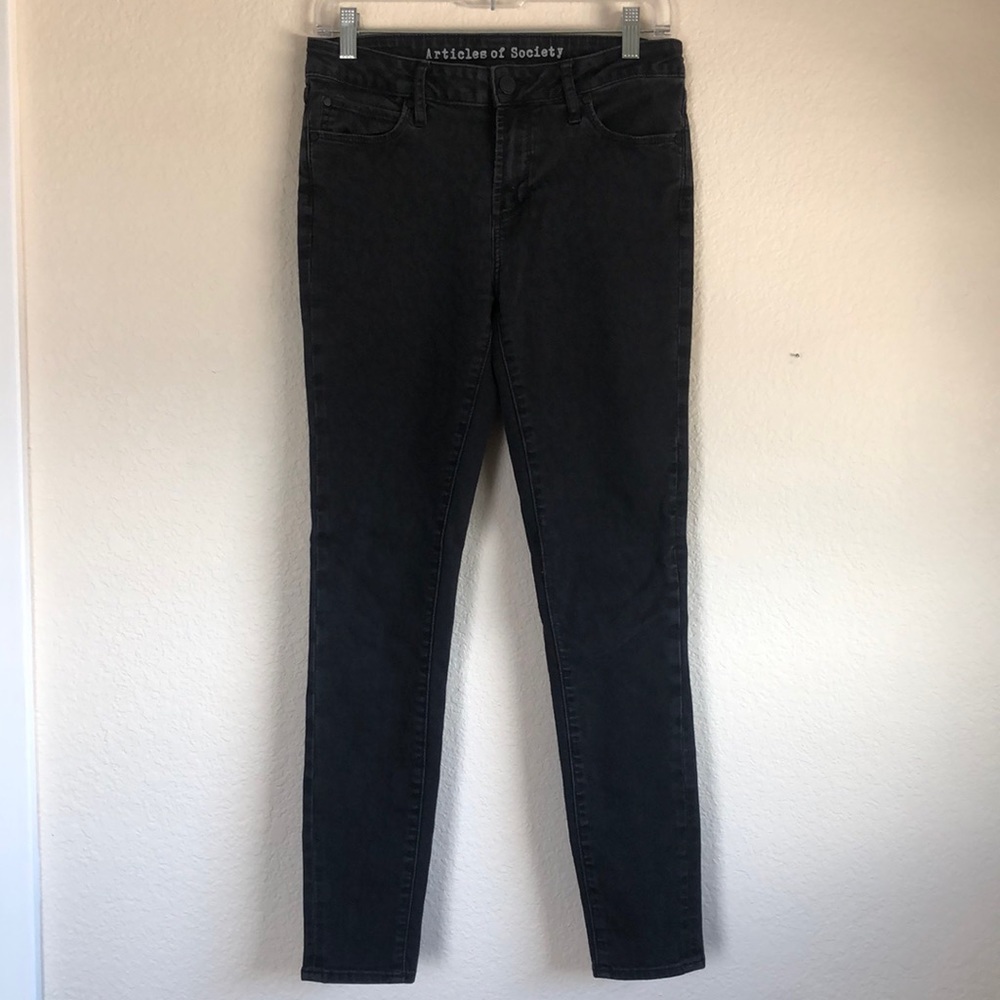 Articles of Society - 28 - Black Leopard Jeans